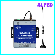 ALPED D223 IOT M2M Modem DTU Supports Transparent Transferring SMS With TTL RS485 Port For Smart Met