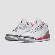 Nike Air Jordan 3 Retro 男鞋 白 紅 爆裂紋 Fire Red OG 老屁股 三代 DN3707-160