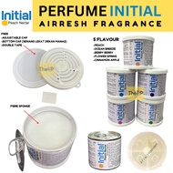 INITIAL PERFUME PEACH NECTAR, APPLE, FLOWER, OCEAN, BERRY CAR PERFUME AIR FRESHENER