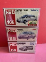 Tomica #86,#106 Toyota Prius,#86 Prius a (Unopened)