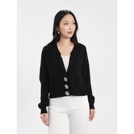 KUKAI | Jardin Cardigan - Women's Classy Knit Cardigan - Women's Knit Cardigan - V-Neck Cardigan - C