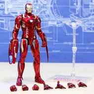Zhongdong Full Set Avengers Iron Man Handmade Toy Spider-Man Hulk Model Movable Toy-The Avengers Marvel Action Figure Figurine Collect Toys