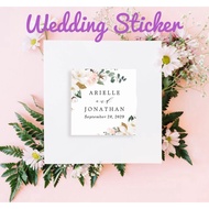 100PCS Sticker Kahwin , Sticker Majlis , Sticker Wedding , Sticker Doorgift （FREE DESIGN）DOORGIFT / 