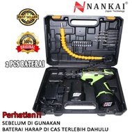 JAPAN TECHNOLOGY MESIN BOR CORDLESS BESAR 10 MM BATERAI 12V 12 VOLT