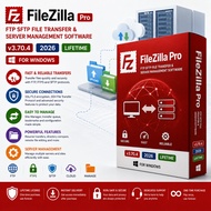 🔥 FileZilla Pro v3.70.4 2026 Lifetime For Windows | FTP SFTP File Transfer & Server Management Softw