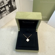 VCA sweet Alhambra Van cleef & arpels 梵克雅寶 四葉草 項鍊 珍珠貝母 珍珠母貝 白花 台灣專櫃購證