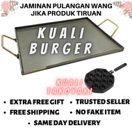 TAKOYAKI PAN HEAVY DUTY / KUALI TAKOYAKI TAHAN KARAT / KUALI BURGER ROTI JOHN / CANAI TEBAL 4mm + EX