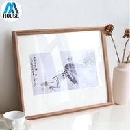 Solid Wood Photo Frame Wall Simple Decorative Picture Frame 24 30 Inch 36 4K Outer Frame Mounted All