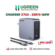 Ugreen 25876 Nexode Pro 160W GaN Fast Charger UGREEN X763 | Charging 4 ports simultaneously | 140w c