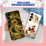 Case for Samsung S24 / S24 PLUS / S24 FE / S24 ULTRA printed with calligraphy image of peace, peace,
