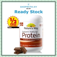 [05/2026] Natures Way Instant Natural Protein Powder (Chocolate) 375g