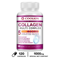 COOLKIN Multi-Collagen Complex - I II III V X Grass Fed Non-GMO ผม เล็บ สุขภาพผิว