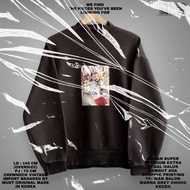 Must original/oversize balloon sweatee/korean sweater/choco sweater/brown sweater korean style/graph