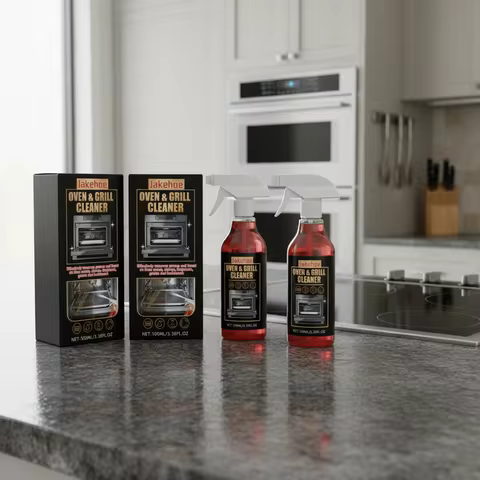 1/2/3pcs Oven and Grill Cleaner Spray Ultra Powered Eliminates Thick Grease & Build-Up Griddle & BBQ