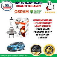 1 Biji Genuine OSRAM H7 2PIN 12V 55W Isuzu DMAX Peugeot 308 T7 T9 BMW E46 3 Series Standard Lamp Bul