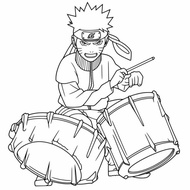 Set of 50 Naruto Coloring Pages A4, A5 Size - Educational toys to help children practice creative co