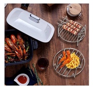 Cross-Border Basket/Grill/Baking Five-Piece Set Pizza Pan 6 Air Fryer in Accessories Air Fryer 78 Ba