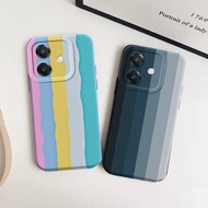 Oppo A5i 4G 2025-A3x-A3 nfc-A5 pro 4g-A5 pro 5g Flexible Sofatcase - Bumper Case - Rainbow Image
