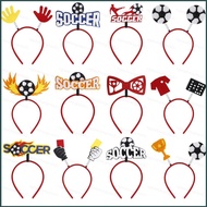 Qatar World Cup Felt Headband Decoration Toys Football Trophy Letter Hairband Kids Adult Club Party 