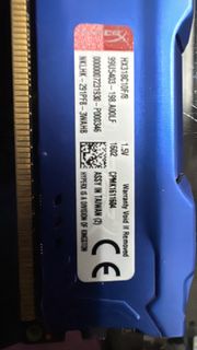 HyperX HX318C10F/8 8GB 記憶體 RAM