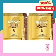 【Direct from Japan】Nescafe Gold Blend Stick Black 34 sticks x 2 boxes [Instant Coffee]