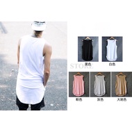 [PAGANS STORE] MIT Made in Taiwan Must-have for Wearing Hem Arc Inner Vest