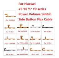 【Typ】Power On Off สวิทช์ปุ่มปรับระดับเสียง Flex Cable สำหรับ Huawei Y6 Y7 Y9 Pro Prime 2017 2018 2019 Y6P Y6S Y9S