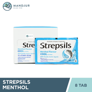 Strepsils (Menthol Flavor) Sachet - Permen Pelega Tenggorokan