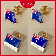 Australia Flag Pin New Zealand Flag Pins Top Grade Flag Booch World Badge