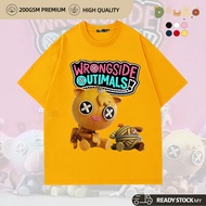 Baju T Shirt Lelaki Poppy Playtime 200g 100% Cotton Unisex Adult Broken Things Dizzy Booboo Prints Q