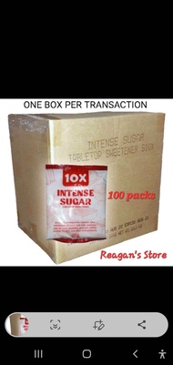 1 BOX (100pcs) Injoy 10X Intense Sugar FDA Approved