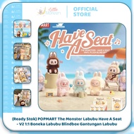 WAREHOUSE SALE PILLOW & DOLL The Monster Labubu HavePopmart a Seat - V2 1:1