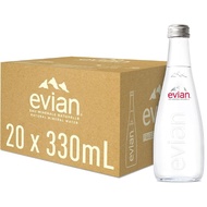 Evian Still/Sparkling Water Glass&Bottle 330ml/750ml