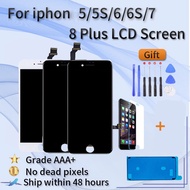 LCD Display for 5/5S/SE/6/6S/6Plus/6S Plus/7/7P/8 Plus with Touch Screen Replacement