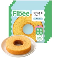 Mitskan Fibee Horoama Baum Plain 4 pieces Fermentable dietary fiber Okara Healthy snack Baumkuchen B