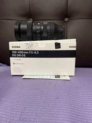 Fujifilm Mount 完美無瑕 全套有盒 Sigma 100-400 100-400mm DG DN OS Fujifilm FX XF Mount