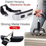 50kg/110lb Digital LCD Electronic Luggage Scale Portable Hanging Weight Scales Timbang Beg Penimbang