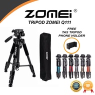 TRIPOD ZOMEI Q111 CAMERA DSLR MIRRORLESS PORTABLE TRAVEL TRIPOT Q 111