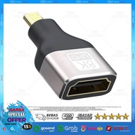 Connector / Connector HDMI Micro Male to HDMI Female Converter 8K 60Hz - for Digital Laptop Camera