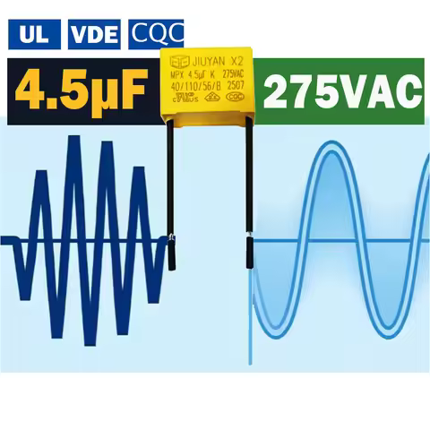 4.5uF Capacitor for wifi switch 4.5uf 275V AC X2 Safety Capacitors 455K