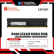 RAM 8GB PC3200 LEXAR DDR4 PC4-3200AA-UA3 1.2V LD4AU008G-B3200GSST