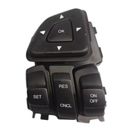 For Ford Wheel Switch OEM Part Number:BT4T-9E740-AFW Size:As Picture Shown 10-pins ABS Black Color M