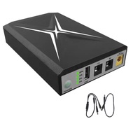 5V2A USB แบตเตอรี่สำรอง UPS ขนาดเล็ก10400MAh สำหรับเราเตอร์9V1A 12V1A ขนาด5.5X2.5มม. แหล่งจ่ายไฟสำรอ