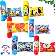(Doll wholesale house) BTS BT21 Chimmy Tata Rj Koya Mang Pillow and Bolster Package