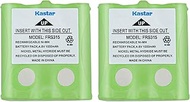 Kastar 2-Pack Two-Way Radio Battery 4.8V 1000mAh Replacement for Cobra FRS310W FRS315 FRS70 FRS80 FR