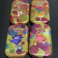 Pokemon Trading Card Game TCG: Pokemon 151 Mini Tin (EMPTY) - With Artwork and Coins