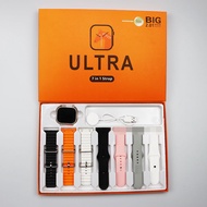 7in1ultra Smart Watch Huaqiang Beibei s9 Set Box 7 Straps Factory Direct Sales 7 in 1 Smart Watch