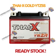 ThaiX Gold Racing gel E-YTZ5S battery bateri motorsikal for Y Y15,Y15ZR,Lc135V2-V7,Srl115,Srl115 Fi,