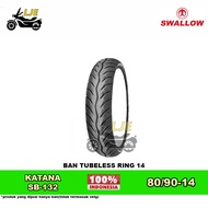 Ban Tubeless 80/90-14 Swallow Katana SB 132 - Ban Matic Ring 14 - Ban Motor Baru