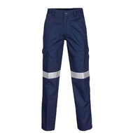 pants for men with reflective 100% cotton fabric construction work